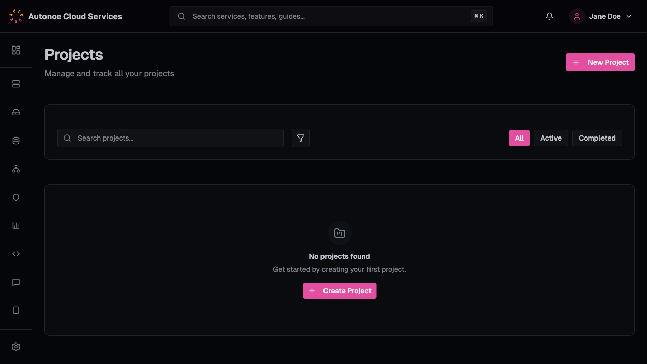 Autonoe Cloud Services